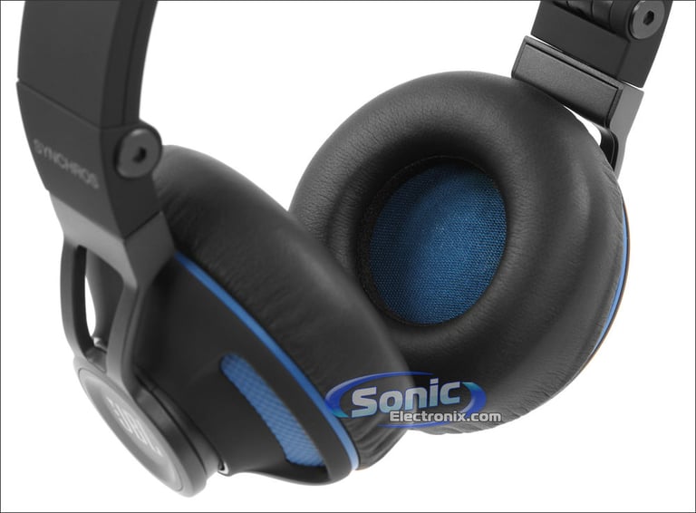 JBL Synchros S300A - Black/Blue Image 9