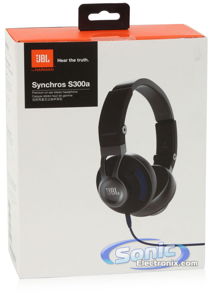 JBL Synchros S300A - Black/Blue Image 16