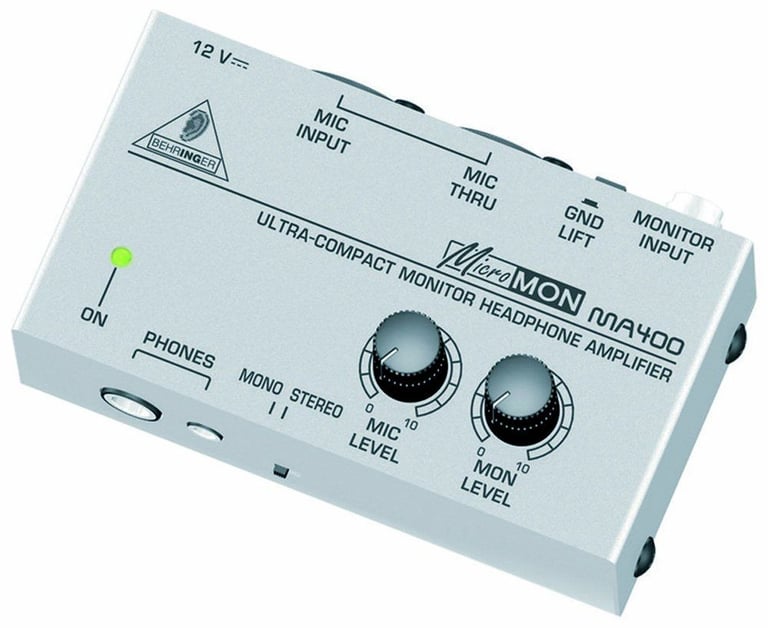 Behringer MICROMON MA400 Monitor Headphone Amplifier Image 1