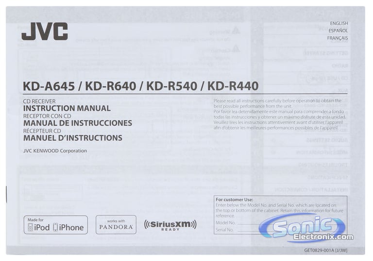 JVC KD-A645 Image 7