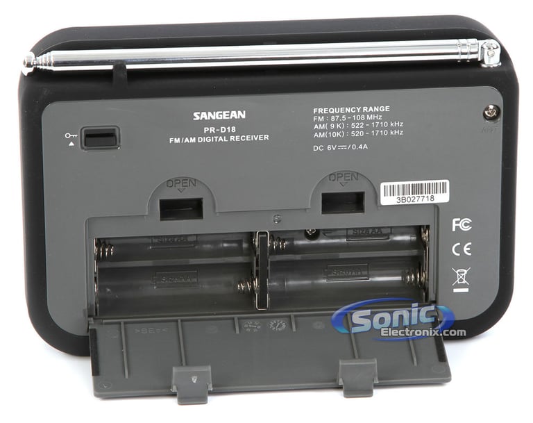 Sangean PR-D18BK (Black/Grey) Image 3