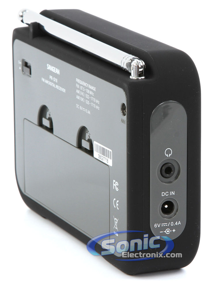 Sangean PR-D18BK (Black/Grey) Image 4