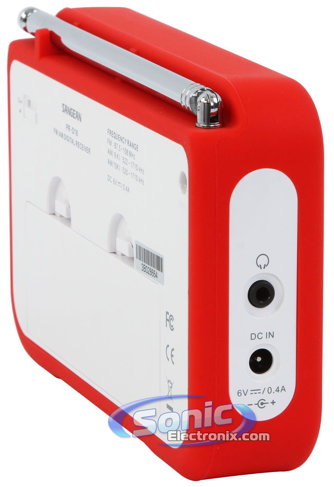 Sangean PR-D18RD (Red/White) Image 3