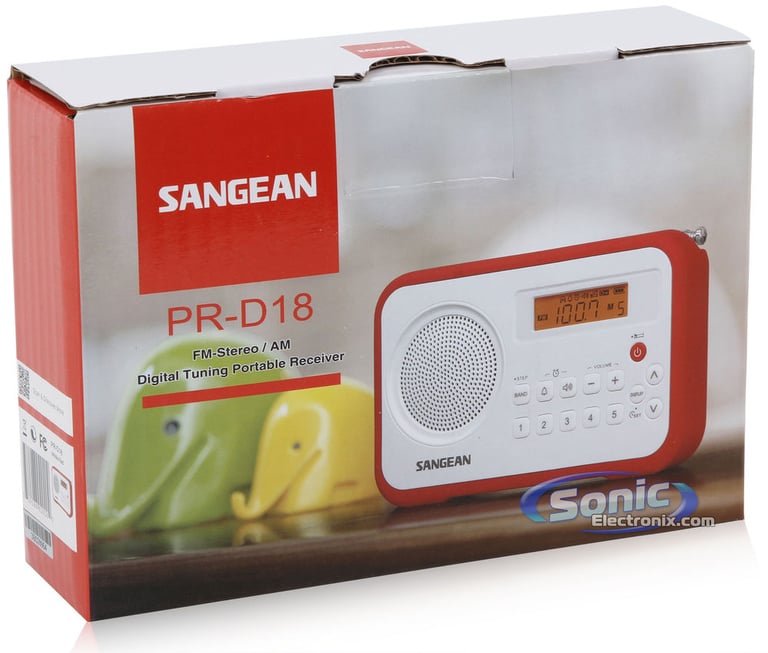 Sangean PR-D18RD (Red/White) Image 5