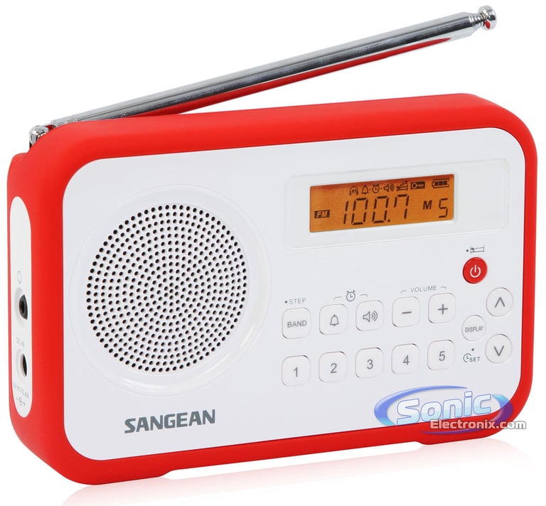 Sangean PR-D18RD (Red/White) Image 1