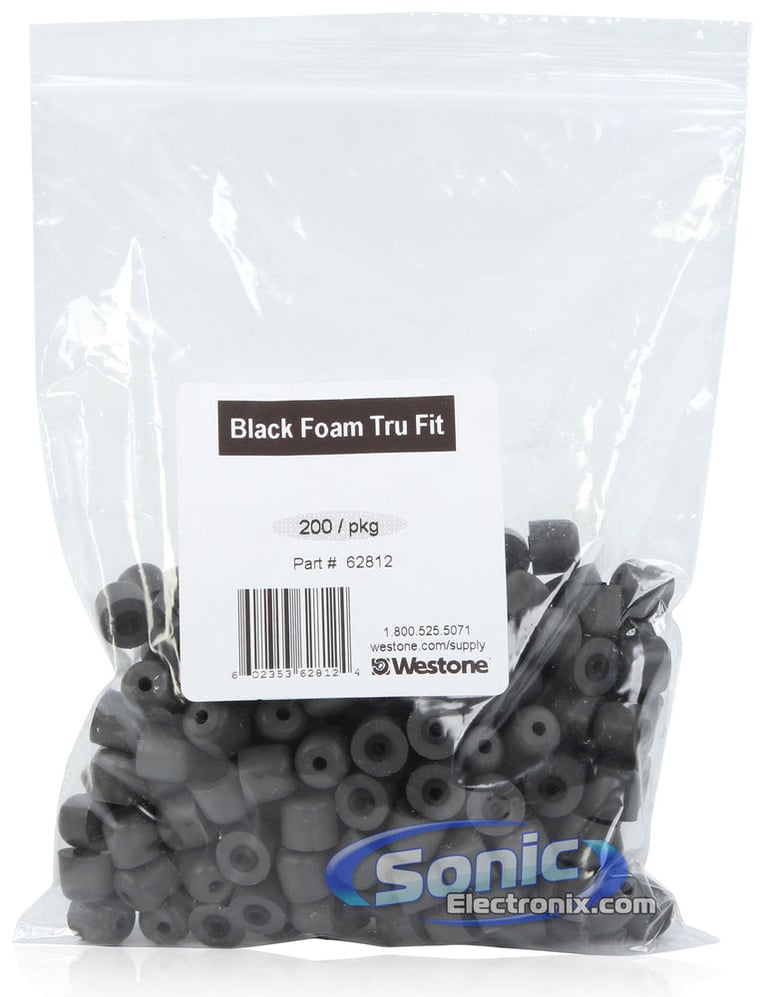 Westone TRUE-FIT 200 Pack/100-Pairs - Black Image 3