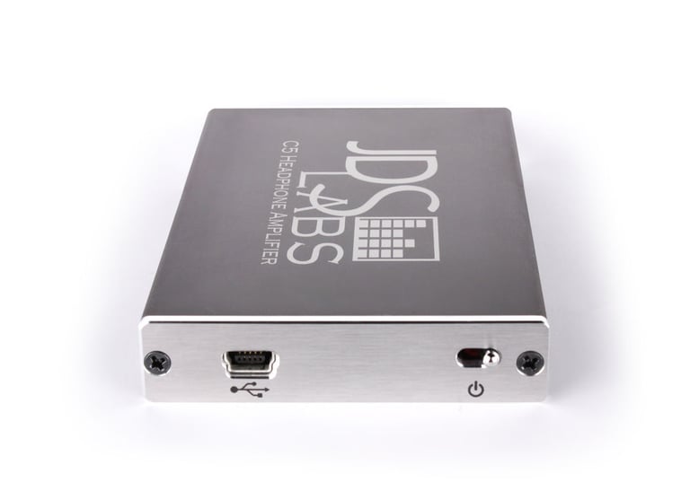 JDS Labs C5 Professional Portable Headphone Amplifier (Silver Slate) Open Box Image 7