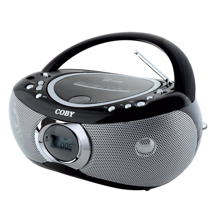 Coby MPCD455 (MP-CD455) Portable AM/FM Radio MP3 CD Player Open Box Image 2