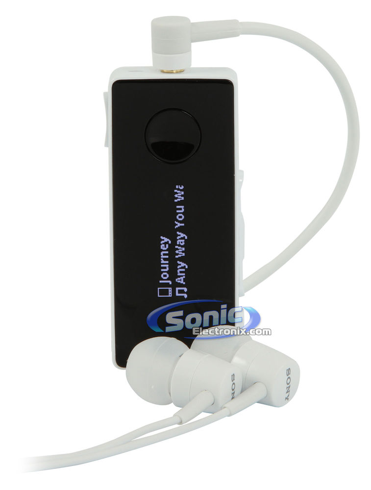 Sony SBH50 Smart Wireless Bluetooth NFC Stereo Headphones Headset (White) Open Box Image 10
