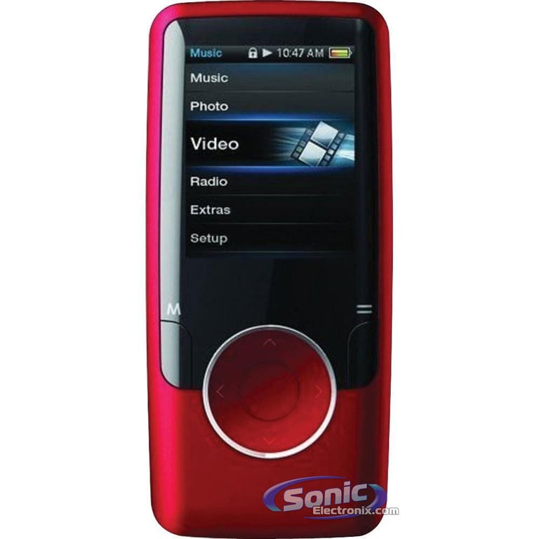 Coby MP707-8G - Red Image 1