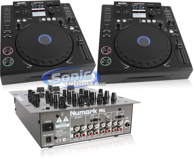Gemini CDJ-700 + Numark M4 Image 1