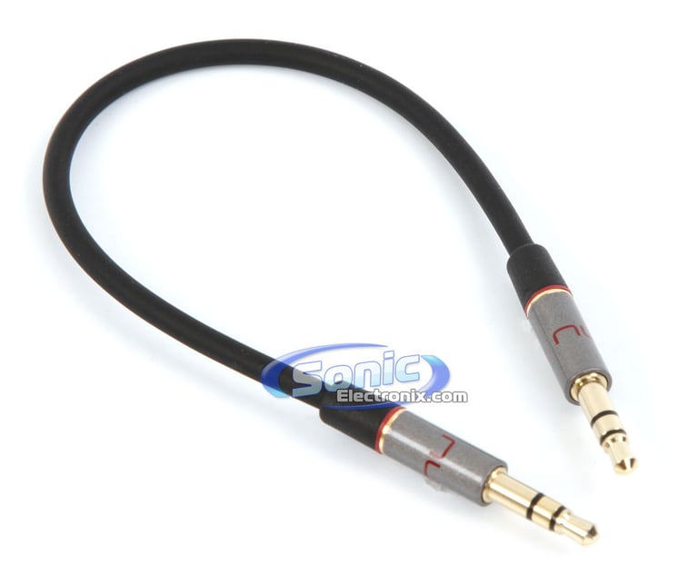 NuForce NF-CABLE-PP-MM-0.2M-BLACK Image 1