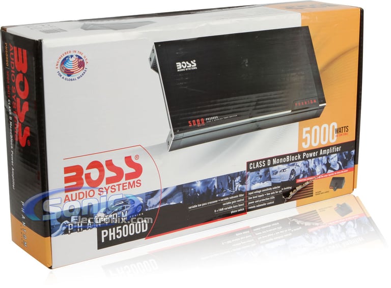 5000W Boss PH5000D and 0-Gauge Wiring Kit Package Image 10