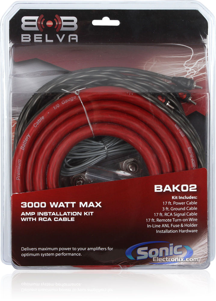 5000W Boss PH5000D and 0-Gauge Wiring Kit Package Image 17