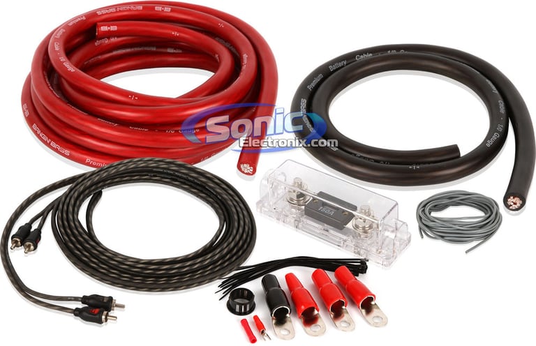 5000W Boss PH5000D and 0-Gauge Wiring Kit Package Image 4