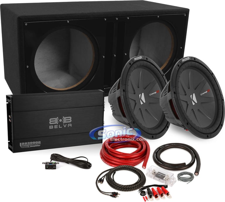 3000W Kicker and Belva Bass Package Image 1