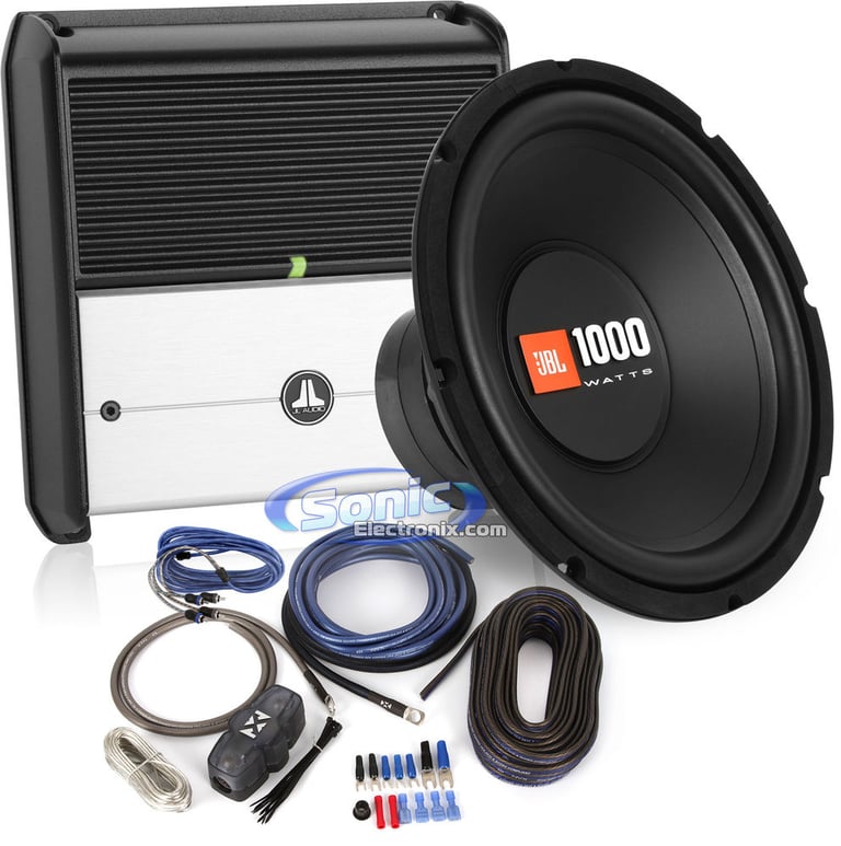 1000W JBL and JL Audio Bass Package Image 1
