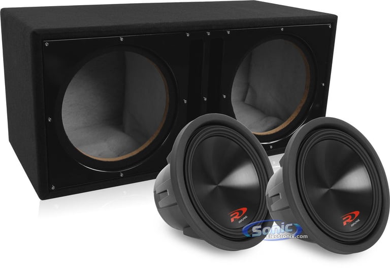 2000W Alpine Subwoofer and Enclosure Package Image 1