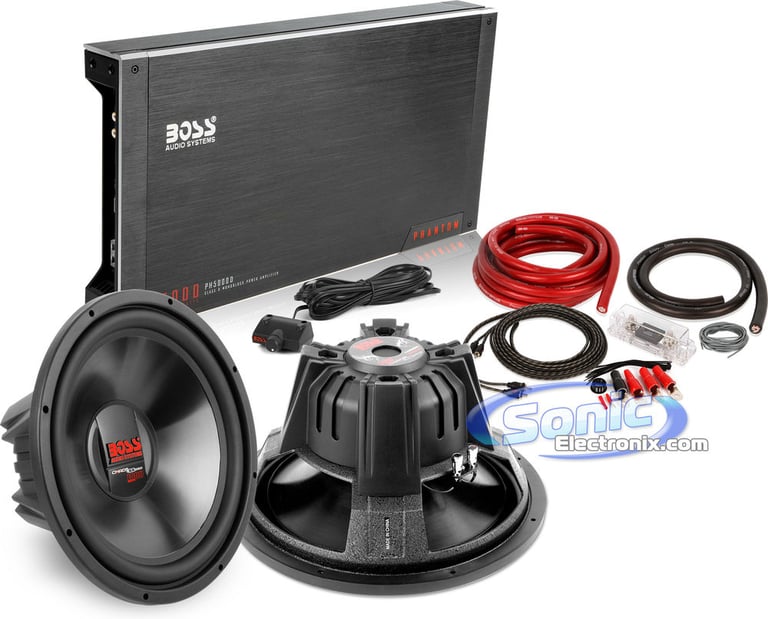 5000W Kicker and Boss Bass Package Image 1