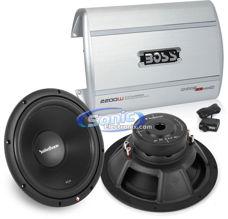1100W Rockford Fosgate and Boss Bass Package Image 1