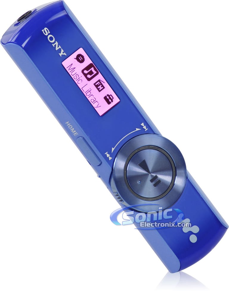 Sony NWZ-B173F MP3 Player + MDR-XB200 Headphones - Blue Image 9