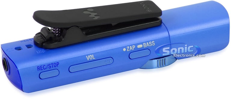 Sony NWZ-B173F MP3 Player + MDR-XB200 Headphones - Blue Image 11