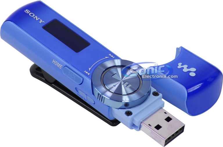 Sony NWZ-B173F MP3 Player + MDR-XB200 Headphones - Blue Image 12