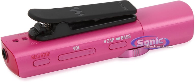 Sony NWZ-B173F MP3 Player + MDR-XB200 Headphones - Pink Image 11