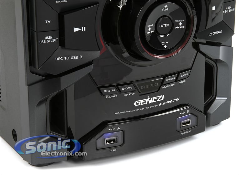 Sony MHC-GTR333 GENEZI Mini Stereo Hi-Fi Boombox Component Shelf System Open Box Image 20