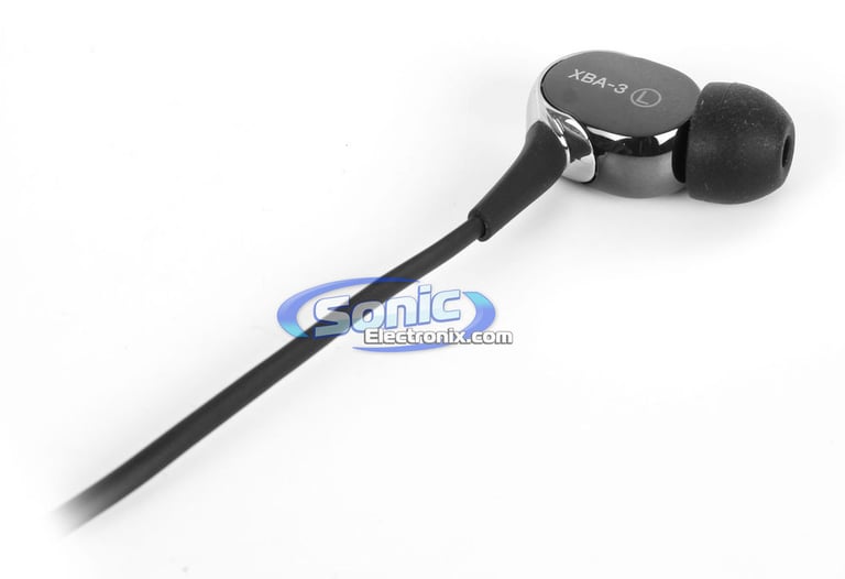Sony XBA-3 (XBA3) Three-Way Driver Earbuds/In-Ear Headphones Open Box Image 10