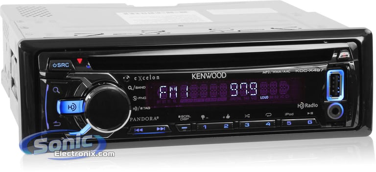 Kenwood eXcelon KDC-X497 Image 2