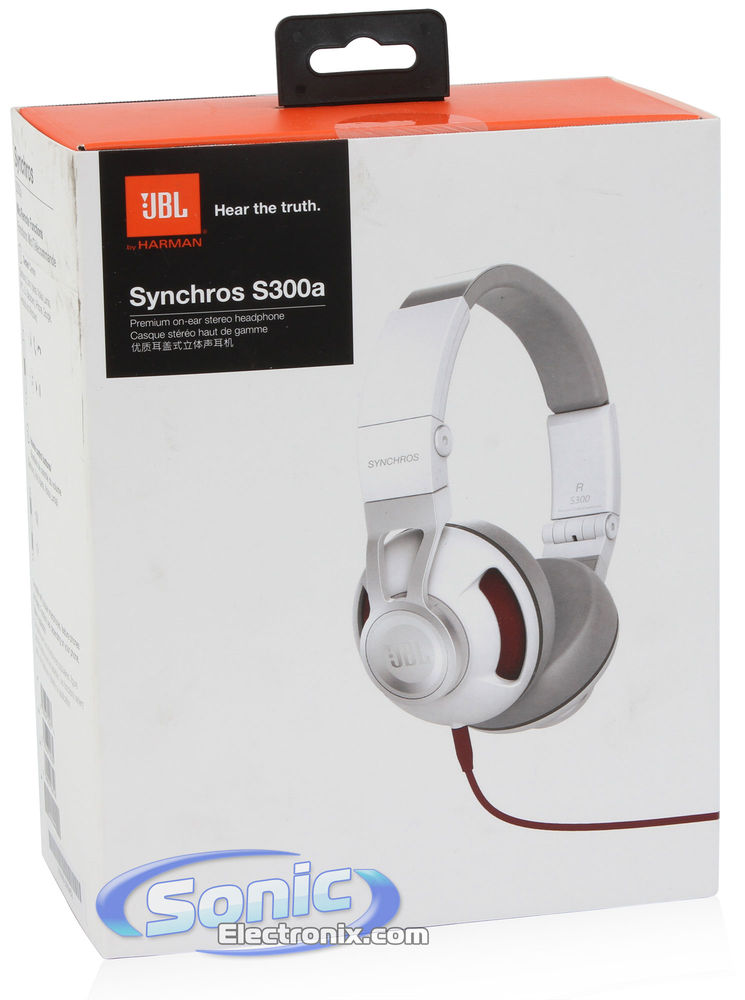 JBL Synchros S300A - White/Red Image 11