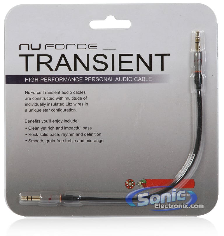 NuForce NF-CABLE-PP-MM-0.2M-BLACK Image 2