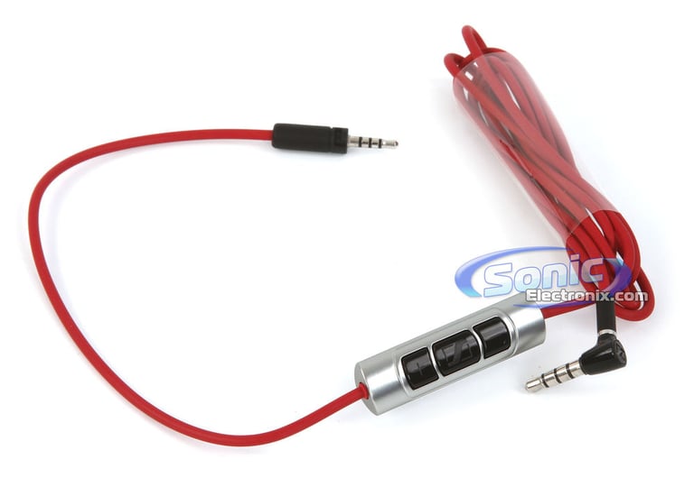 Sennheiser Momentum On-Ear Headphones Replacement Red Micophone Cable (556941) Image 1