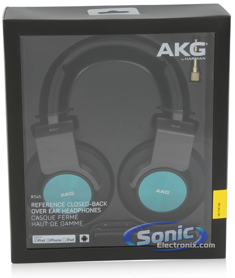 AKG K545 - Black/Turquoise Image 12