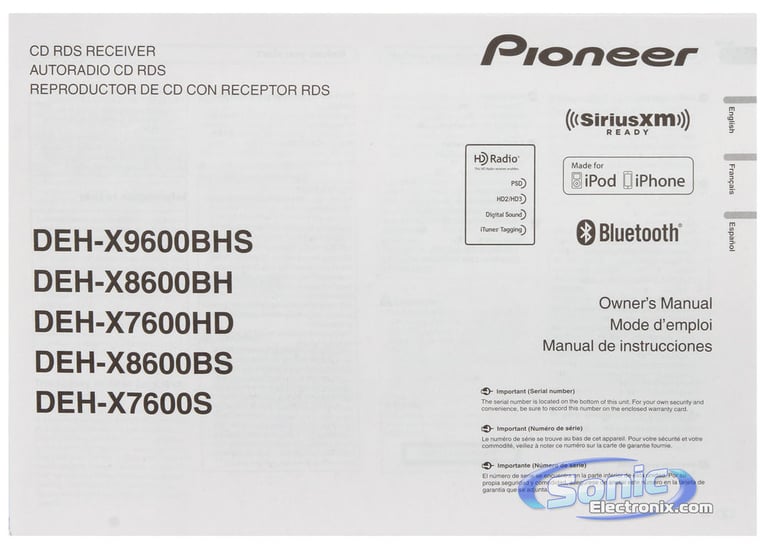 Pioneer DEH-X9600BHS Image 11