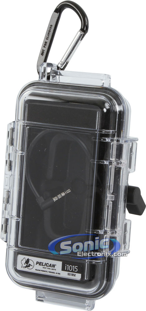Pelican i1015 Micro Case (Clear/Black) Image 1