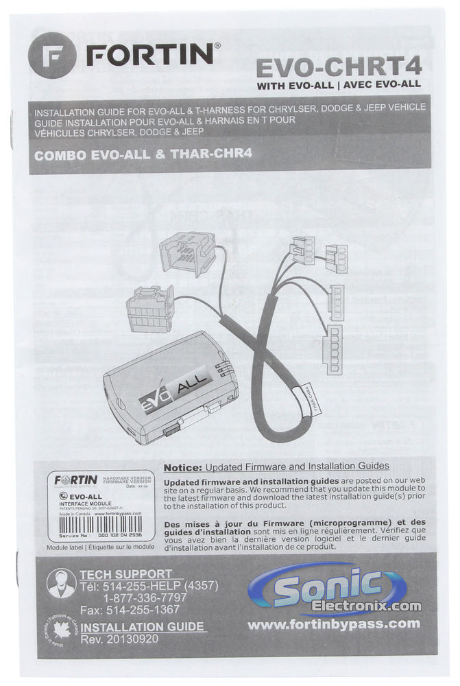 Remote Start System For 2008-up Chrysler, Dodge, Jeep, and Ram (Fortin EVO-CHRT4) Image 5