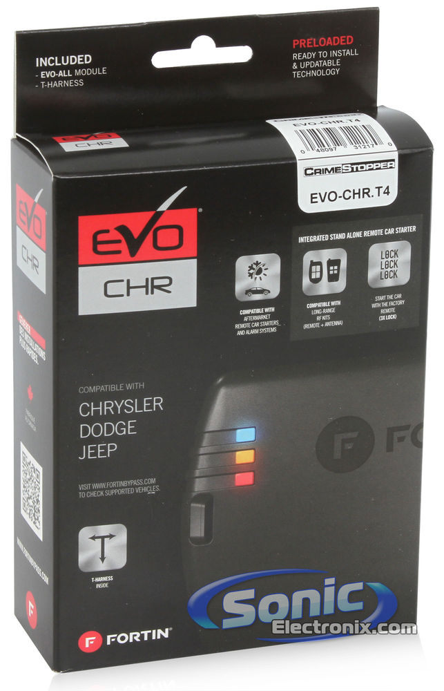 Remote Start System For 2008-up Chrysler, Dodge, Jeep, and Ram (Fortin EVO-CHRT4) Image 6