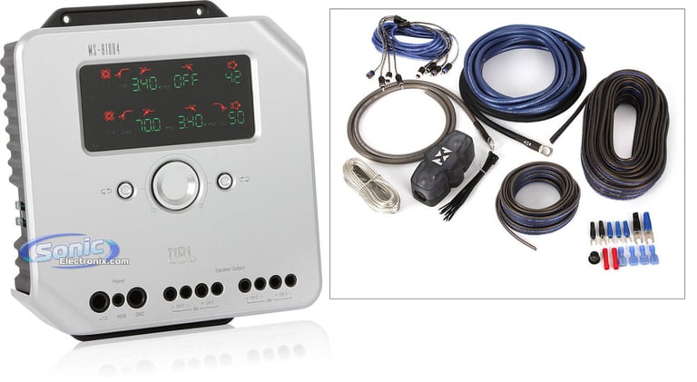 JBL MSA1004 + Free 100% Copper 8 Gauge Amp Kit Image 1