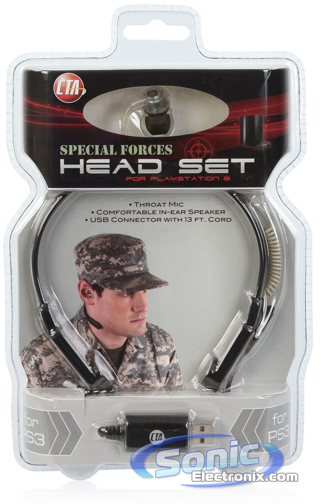 CTA Digital PS3 Special Forces Headset - PS3-SFH Image 6