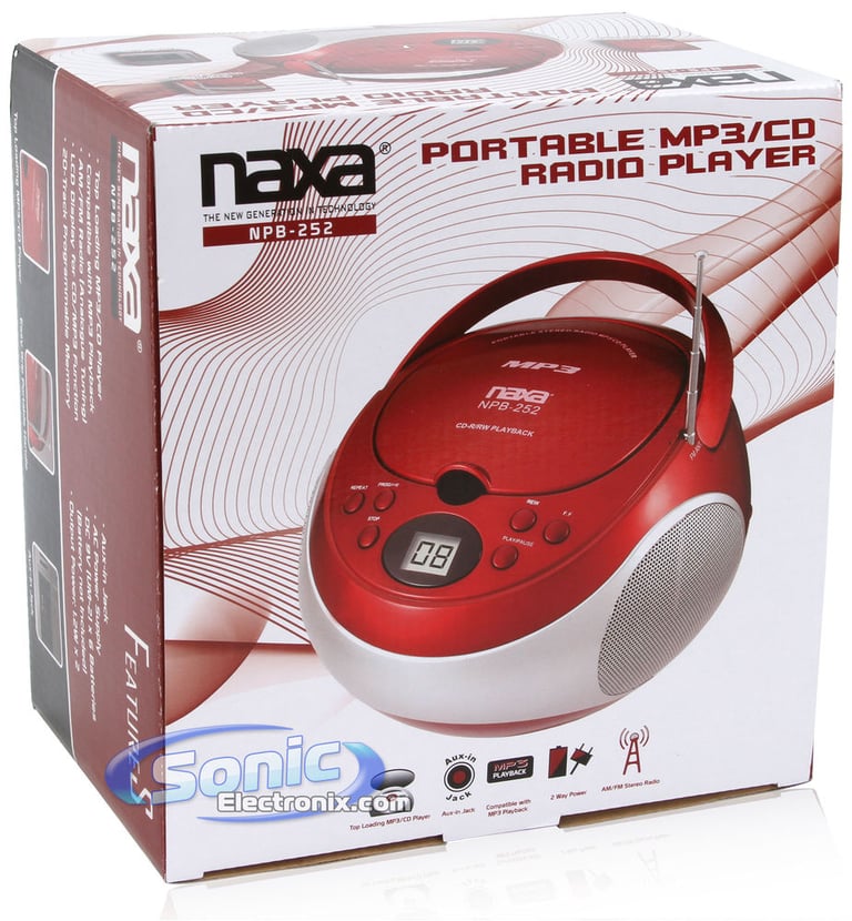 NAXA NPB-252 - Red Image 8