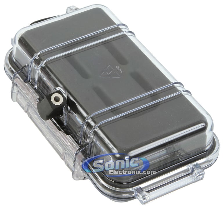 Pelican i1015 Micro Case (Clear/Black) Image 4