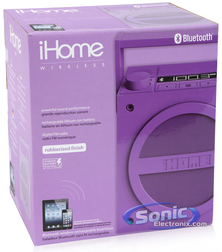 iHome iBT4 - Purple Image 7