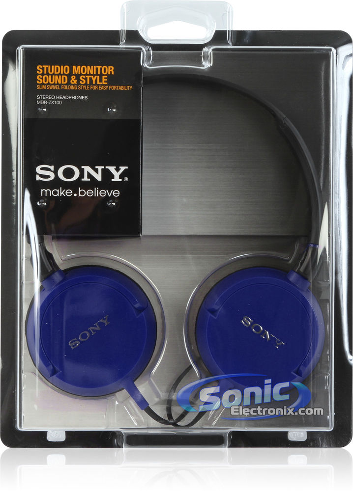 Sony MDR-ZX100 - Blue Image 6