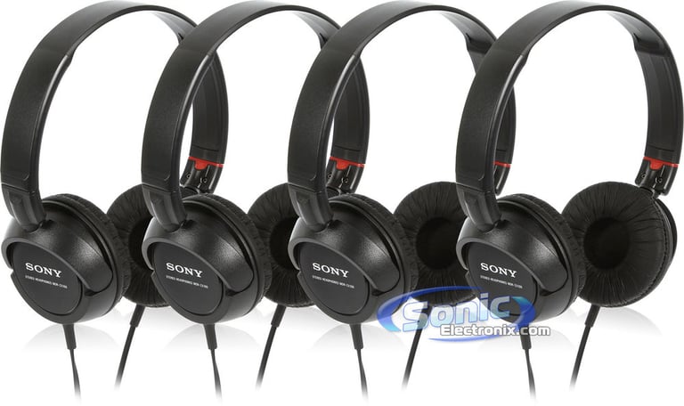 Sony MDR-ZX100 Black 4-Pack Image 1