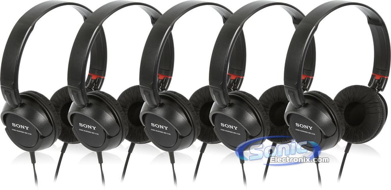 Sony MDR-ZX100 Black (5-Pack) Image 1