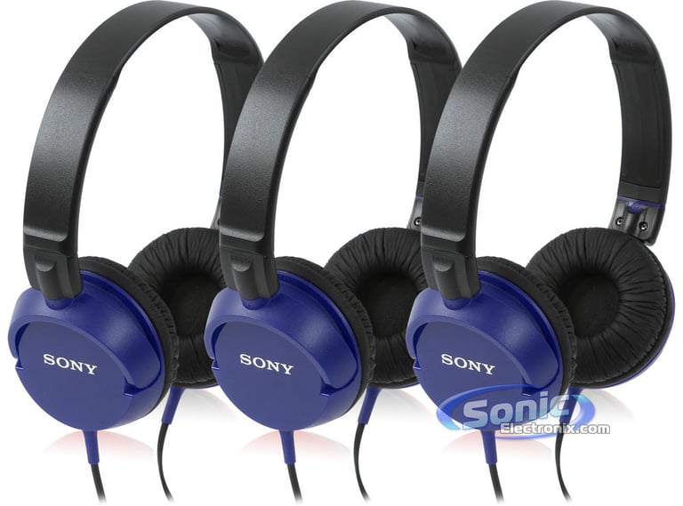 Sony MDR-ZX100 Blue (3-Pack) Image 1