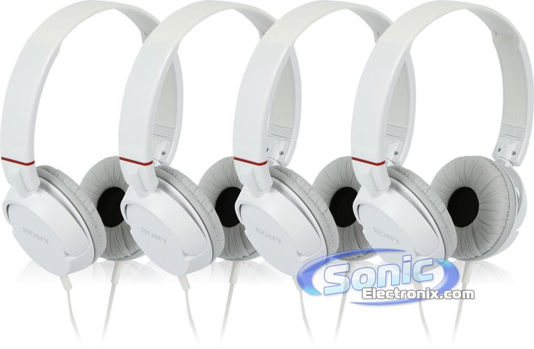 Sony MDR-ZX100 White (4-Pack) Image 1
