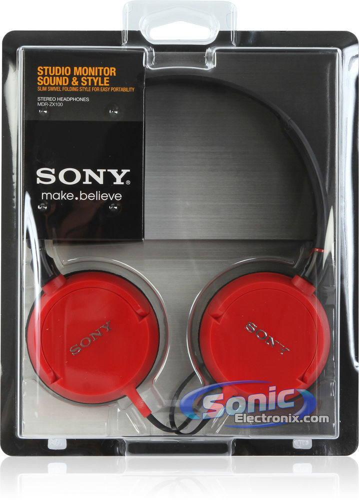 Sony MDR-ZX100 Blue & Red (4-Pack/2+2) Image 13